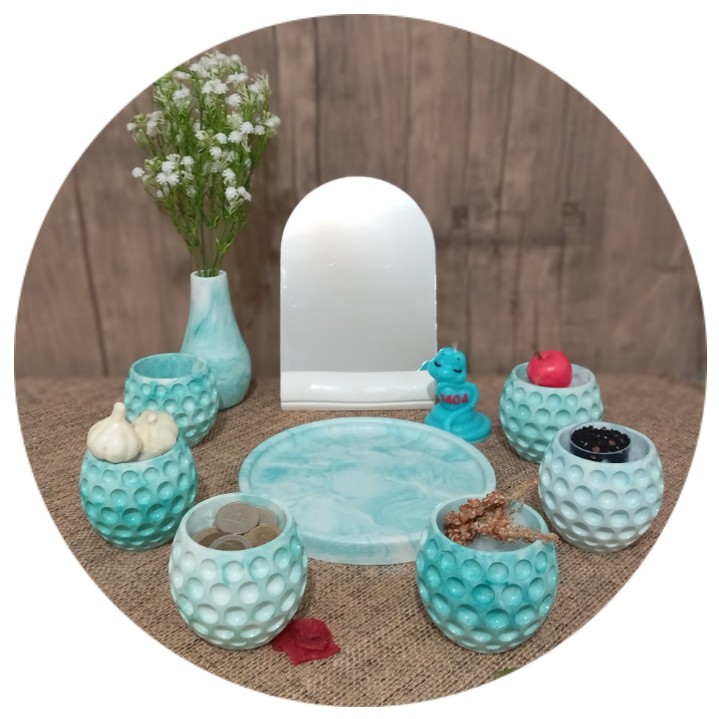 هفت سین طرح بیتا (کاسه حبابدار) - P-H-1506