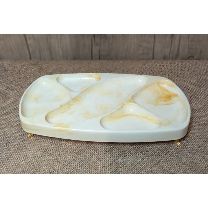 سینی پذیرایی مستطیل لبه دار - P-K-1009