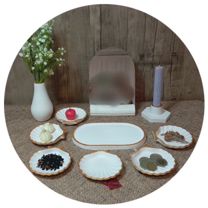 هفت سین صدف طرح دار - P-H-1504