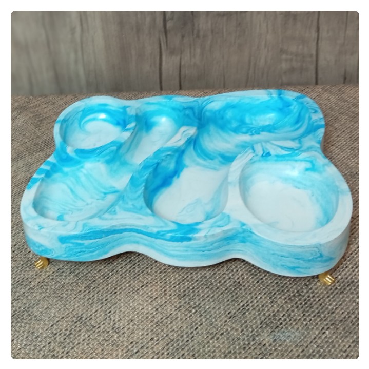 سینی پذیرایی مستطیل دفرمه - P-K-1008