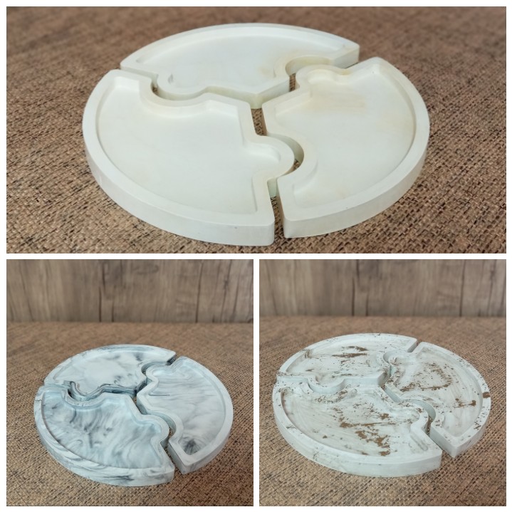 سینی پذیرایی طرح پازل - P-K-1014